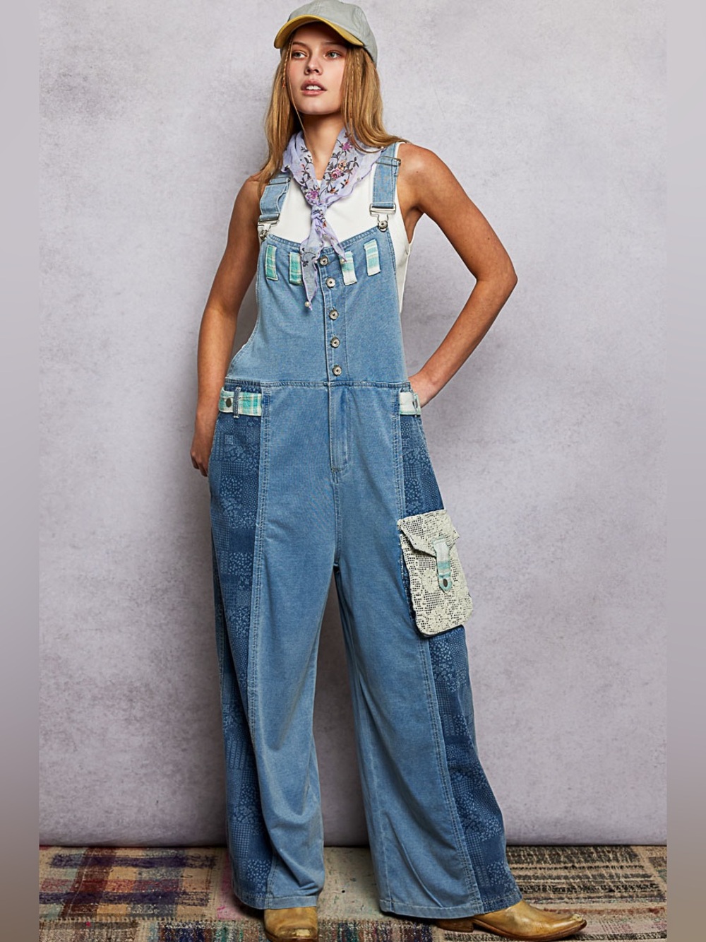 POL “ Highway 1 “ Overalls | Denim